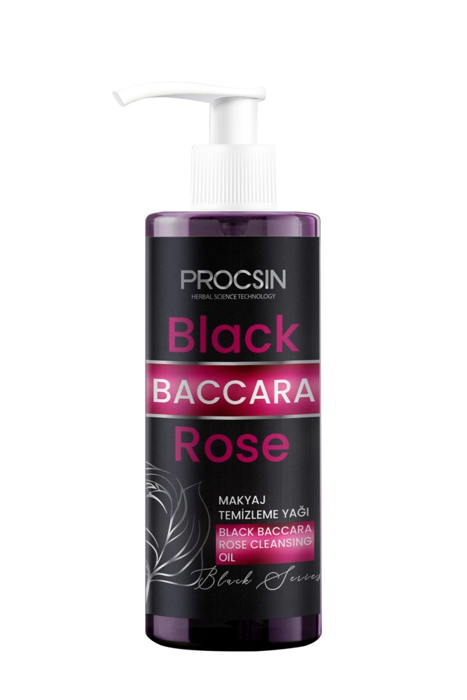 PROCSIN Black Baccara Rose Make-Up Cleansing Oil 200 ML - 4