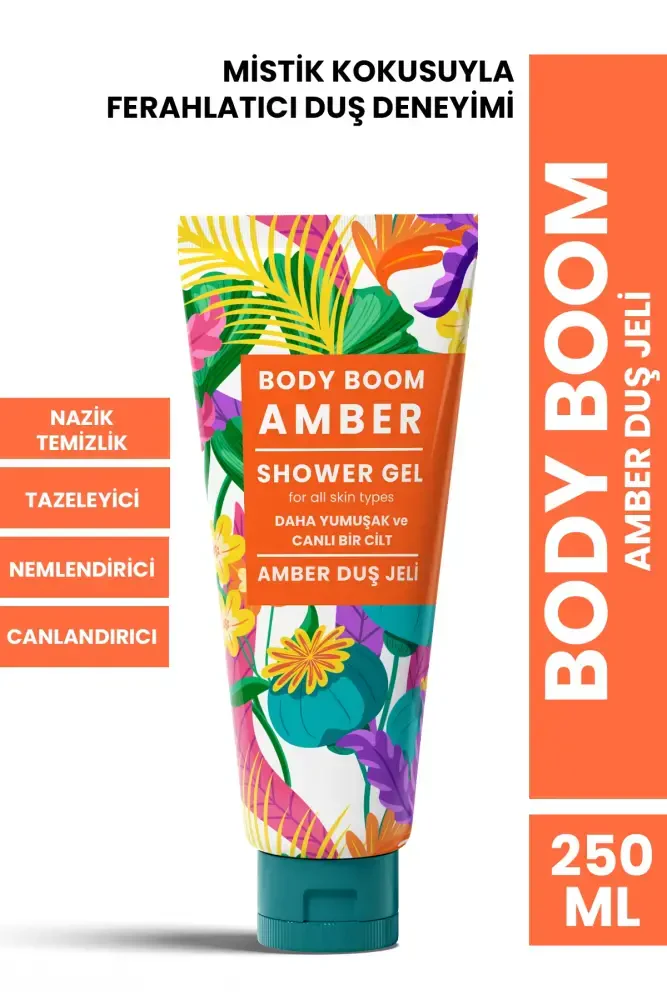 BODY BOOM Amber Duş Jeli 250 ML - BODY BOOM