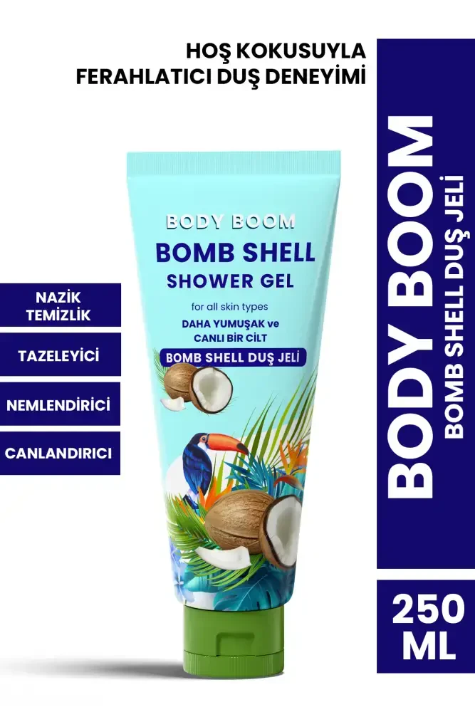 BODY BOOM Bomb Shell Duş Jeli 250 ML - BODY BOOM