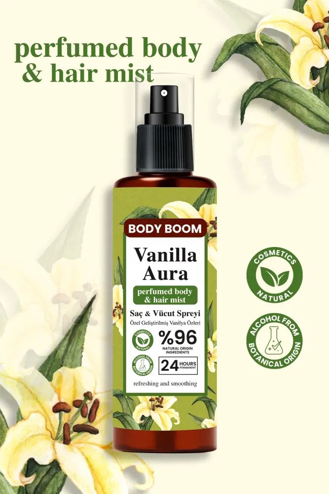 BODY BOOM Vanilla Aura Saç & Cilt Spreyi 110 ML - 3