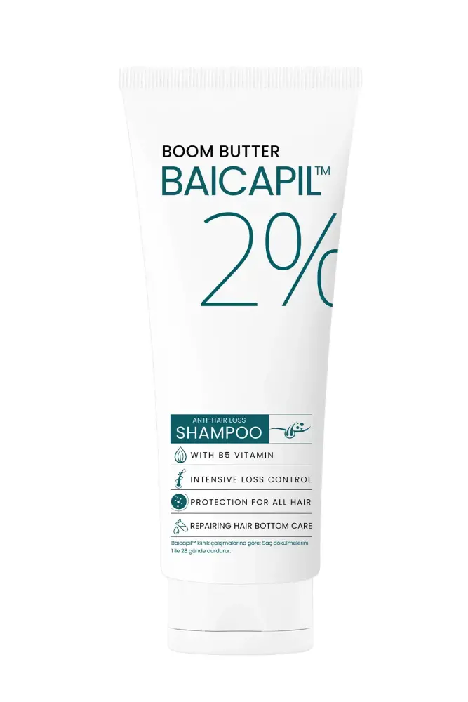 BOOM BUTTER %2 Baicapil Dökülme Önleyici ve Onarım Şampuanı 250ML