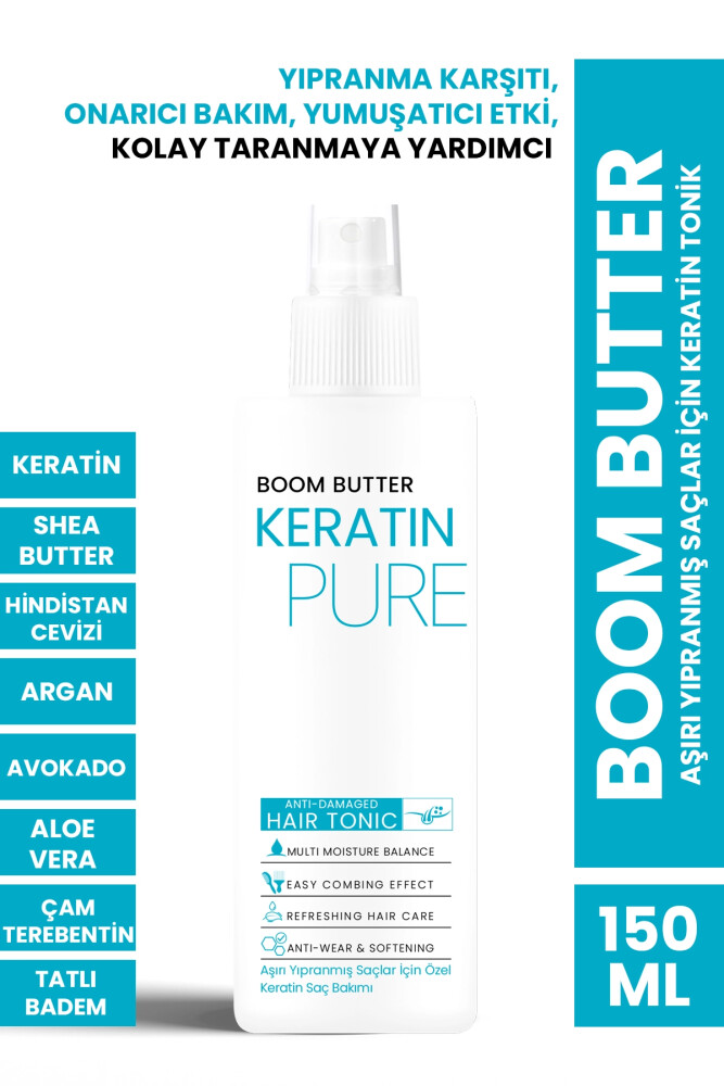 BOOM BUTTER Keratin Tonic for Excessively Damaged Hair 150ML - BOOM BUTTER