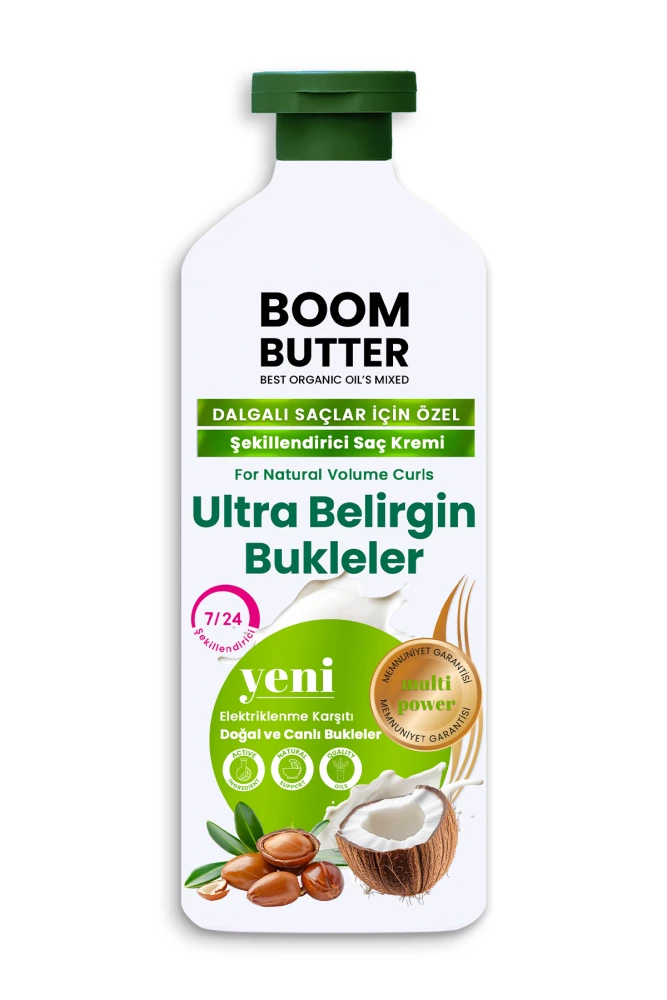 BOOM BUTTER Bukle Belirginleştirici Saç Kremi 250 ML - BOOM BUTTER