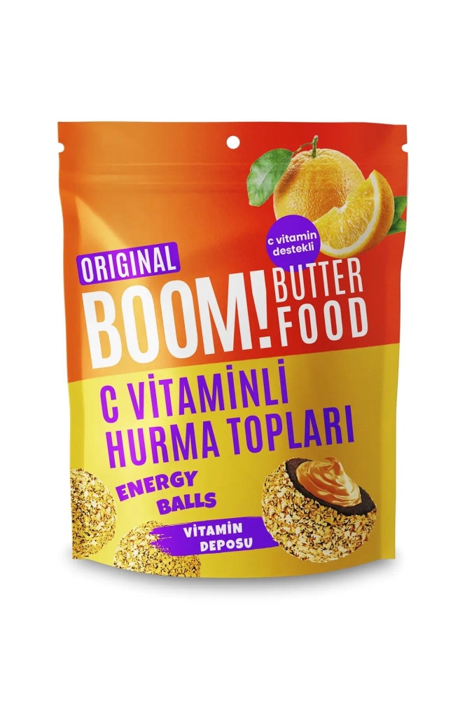 BOOM BUTTER FOOD C Vitaminli Hurma Topu 100 GR - Thumbnail