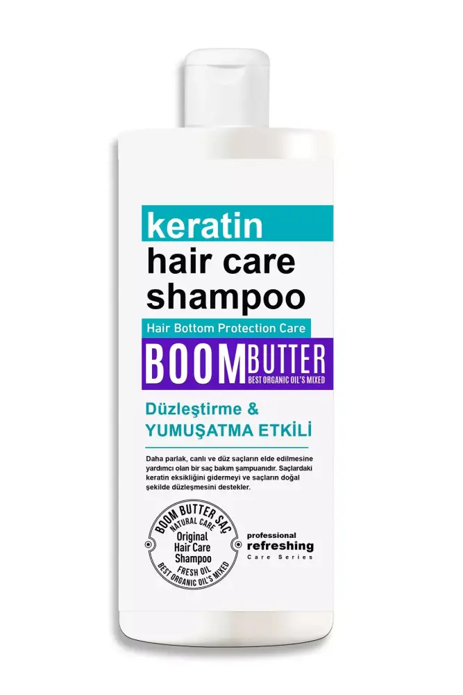 BOOM BUTTER Güçlendirici Onarıcı Keratin Saç Bakım Şampuanı 300 ML - Thumbnail