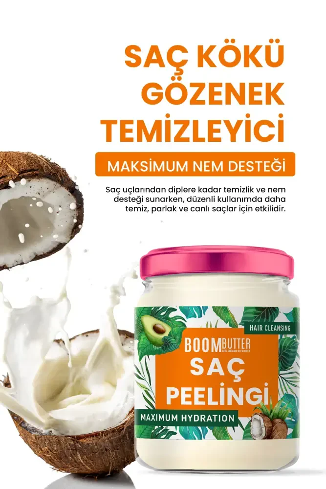 BOOM BUTTER Hair Peeling 190 ML - 3