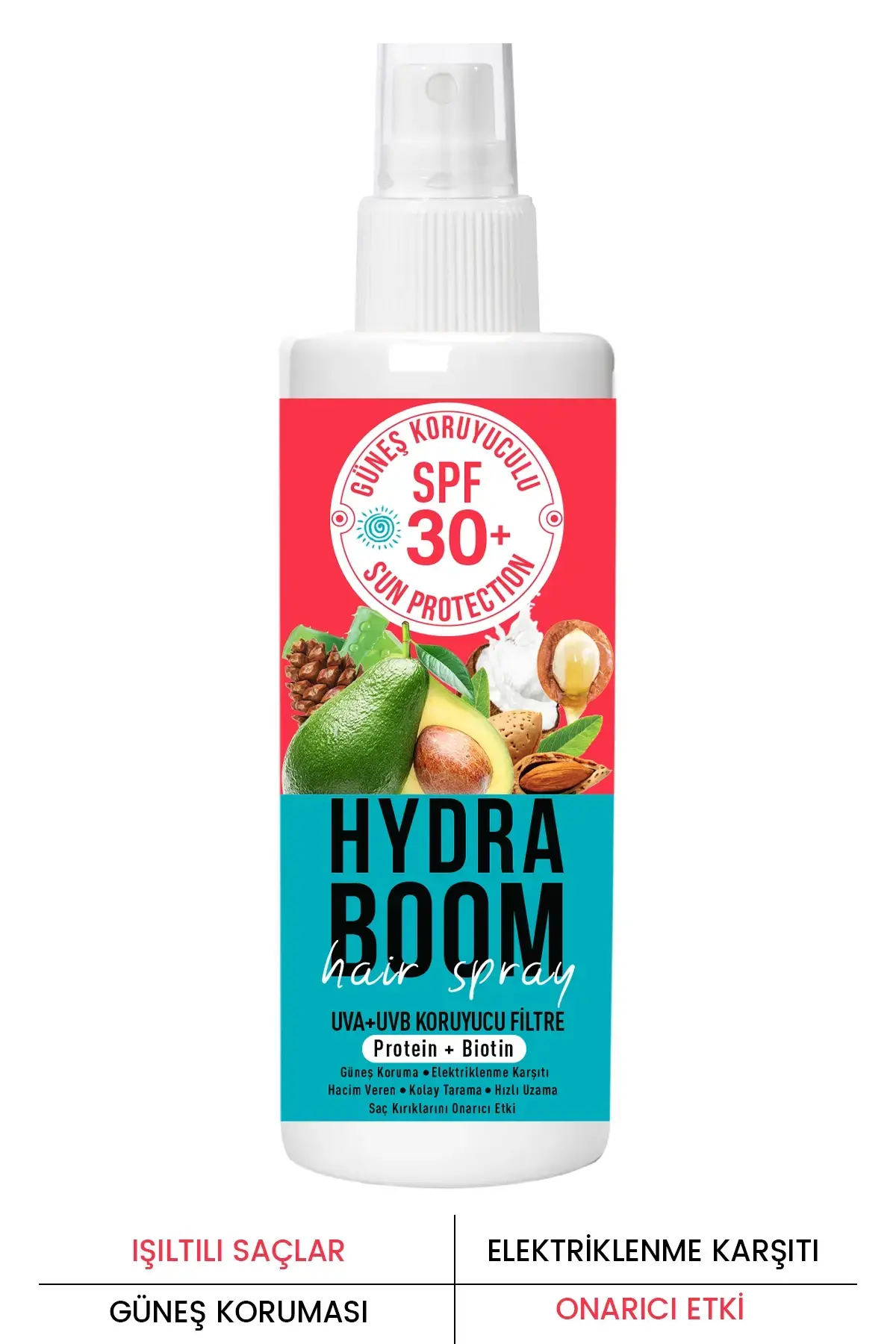BOOM BUTTER Hydra Boom Spf30+ Hair Spray + Sunscreen Fact 110 ML - 1