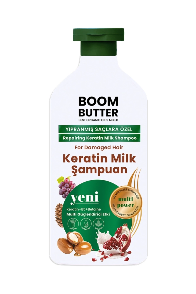 BOOM BUTTER Keratin Milk Şampuan 400 ML - 7