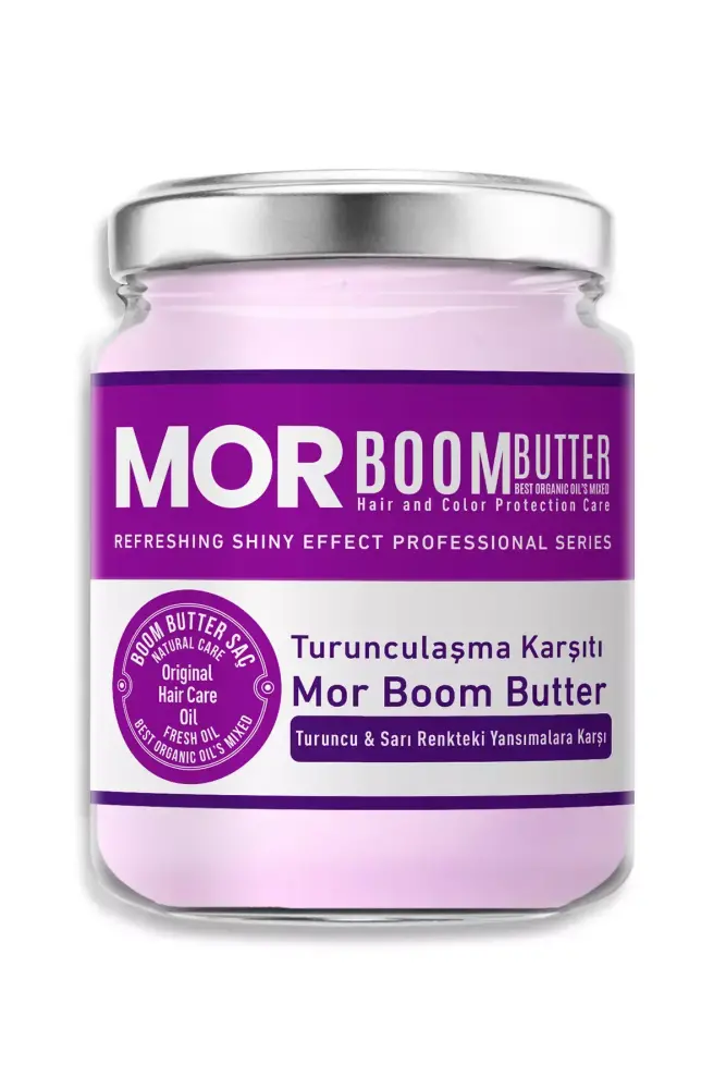 BOOM BUTTER Purple Hair Care Oil 190 ML - Thumbnail