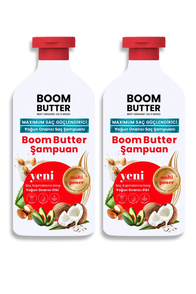 BOOM BUTTER Saç Bakım Şampuanı 2'li Paketi - 2