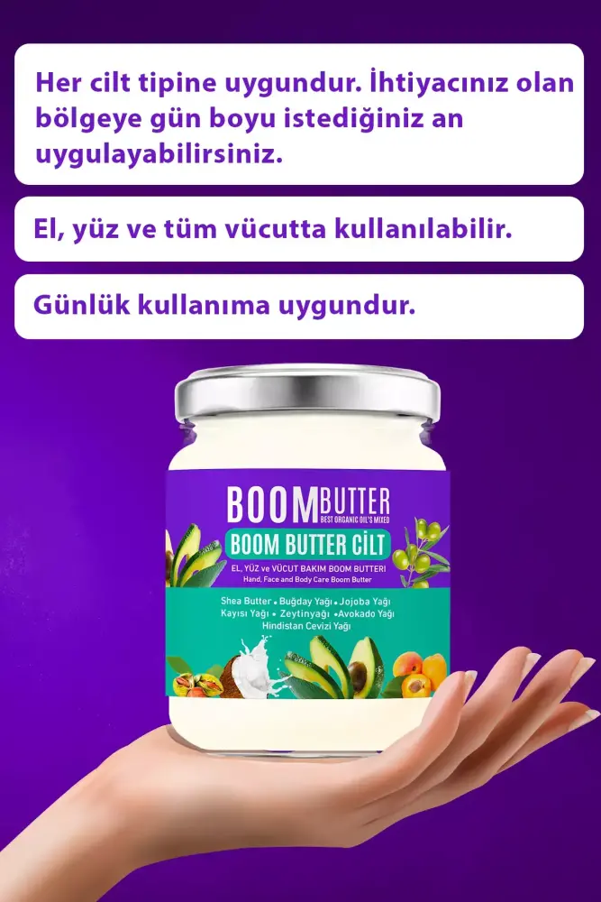 BOOM BUTTER Skin Care Oil 190 ML - Thumbnail