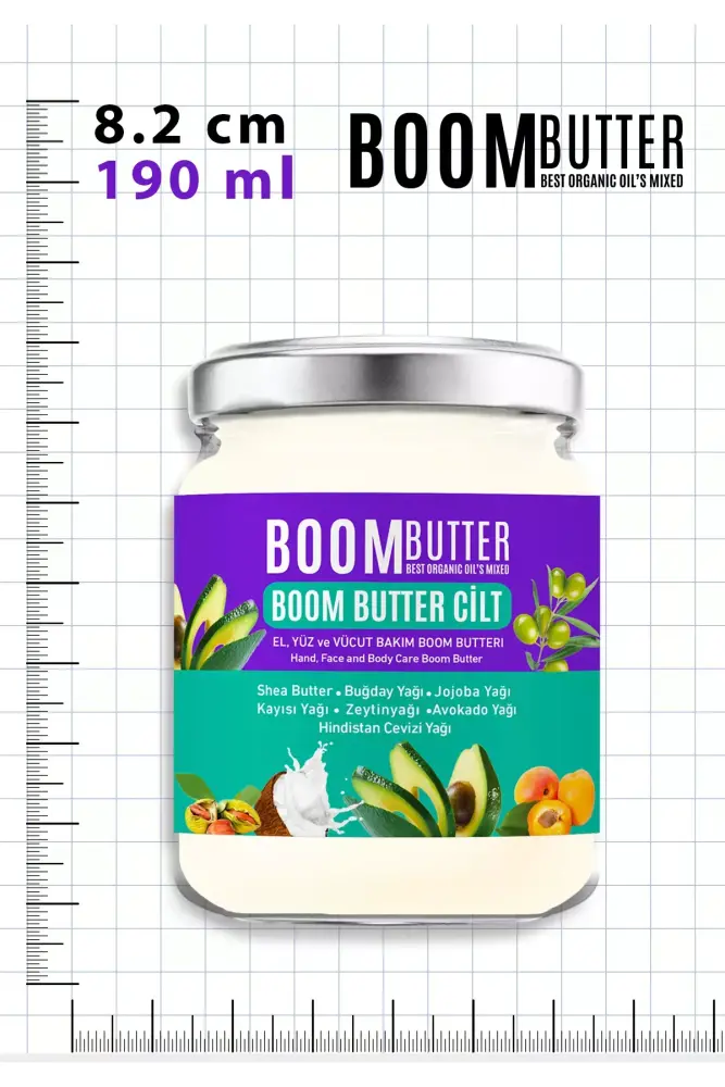 BOOM BUTTER Skin Care Oil 190 ML - Thumbnail