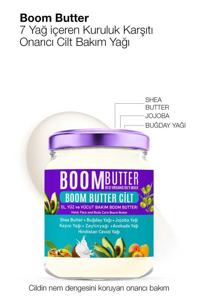 BOOM BUTTER Skin Care Oil 190 ML - BOOM BUTTER