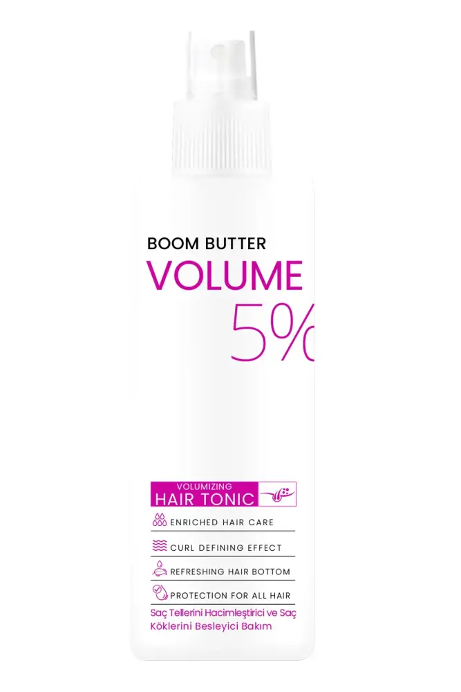 BOOM BUTTER Zayıf İnce Telli Saçlar için Volume Saç Toniği 150ML - Thumbnail