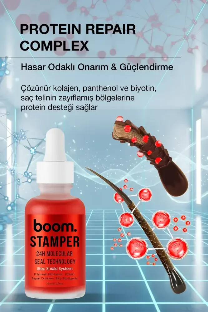 BOOM Stamper 24 Saat Saç Mühürleme Ampoule Serum - 4