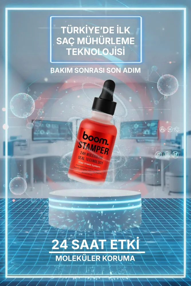 BOOM Stamper 24 Saat Saç Mühürleme Ampoule Serum - BOOM