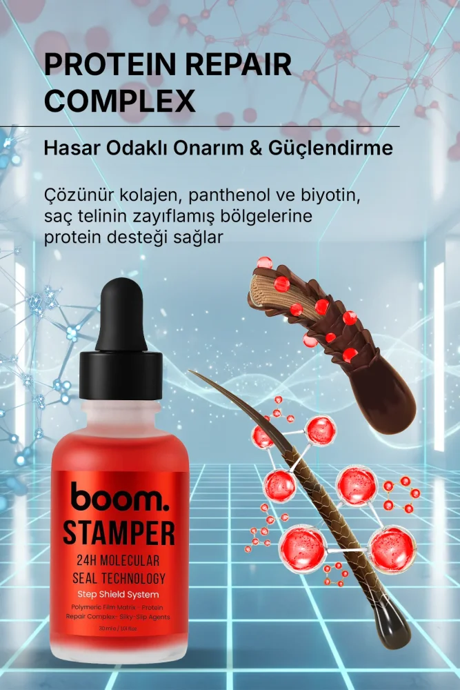 BOOM Stamper 24 Saat Saç Mühürleme Ampoule Serum - 4
