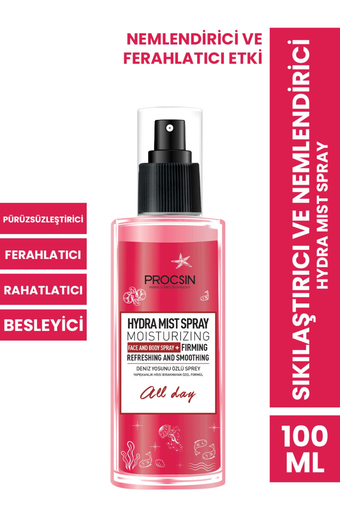 PROCSIN Butter Sıkılaştırıcı ve Nemlendirici Hydra Mist Spray 100 ML - PROCSIN