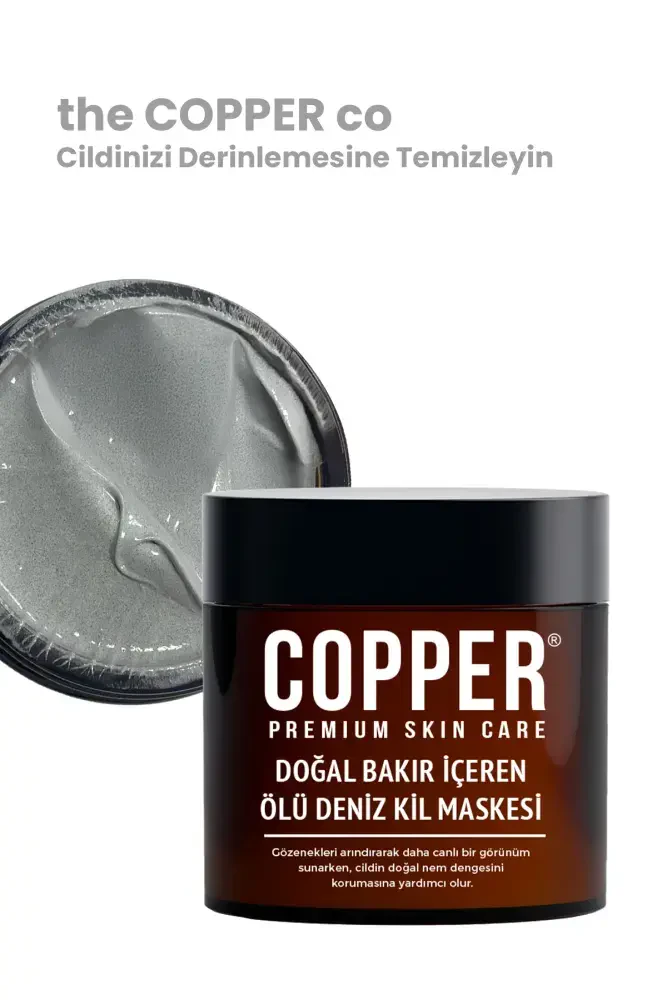 COPPER Doğal Bakır İçeren Ölü Deniz Kil Maskesi 100 ML - 2