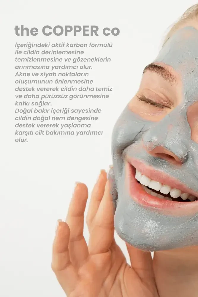 COPPER Doğal Bakır İçeren Ölü Deniz Kil Maskesi 100 ML - 3