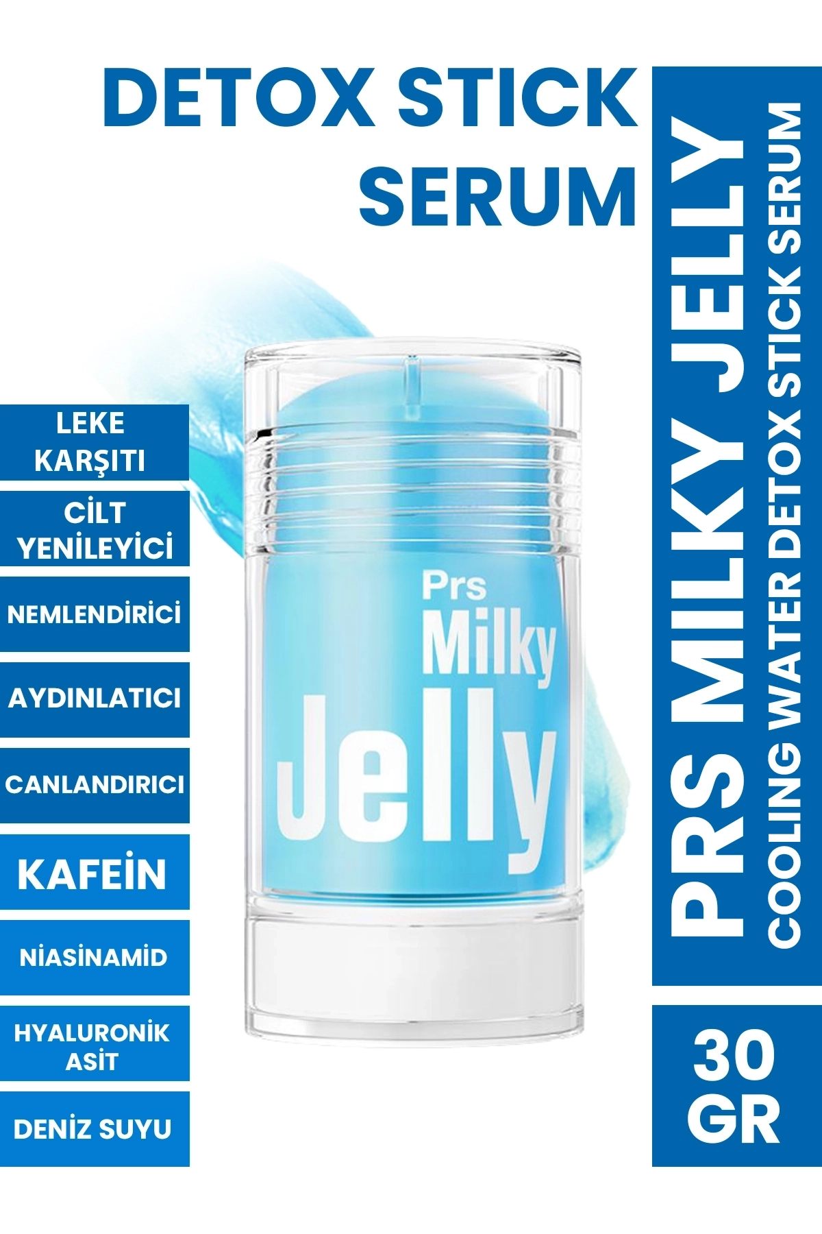 Prs Milky Jelly Cooling Water Refreshing Moisturizer Detox Stick Serum 30 GR - 1