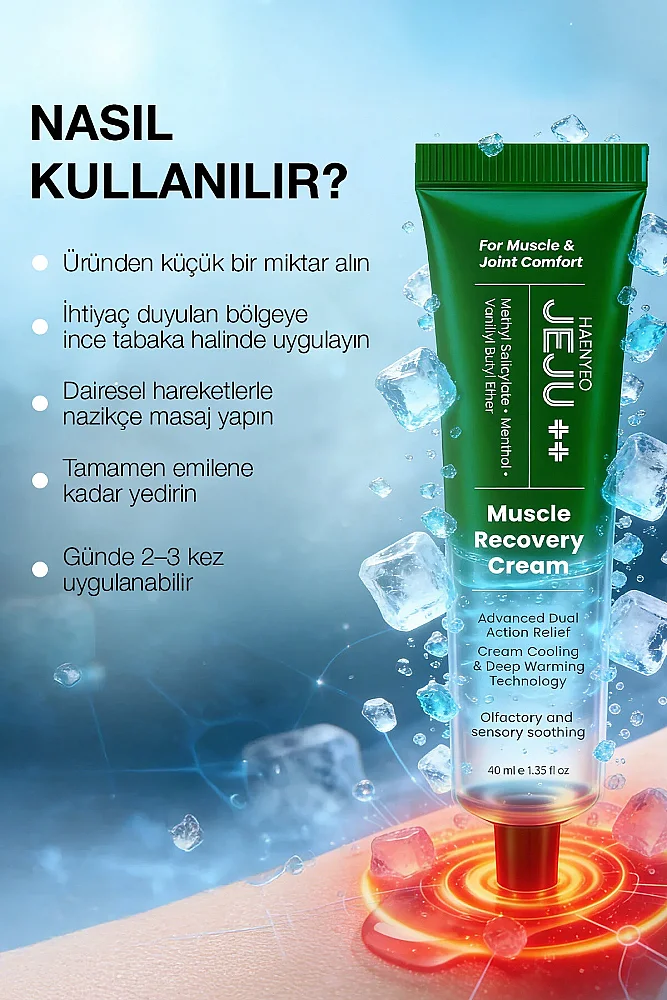 HAENYEO JEJU Kas ve Eklem Rahatlatıcı Masaj Kremi - 7