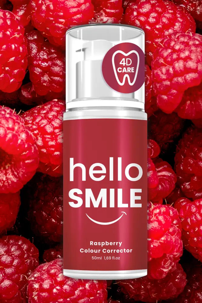 HELLO SMILE Ahududu Aromalı Anında Beyazlatıcı Diş Jeli - 5