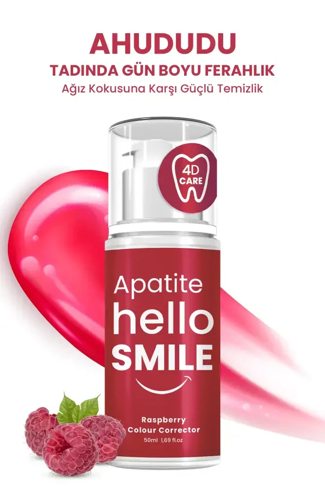 HELLO SMILE Ahududu Aromalı 4D Beyazlatıcı Diş Jeli - 3