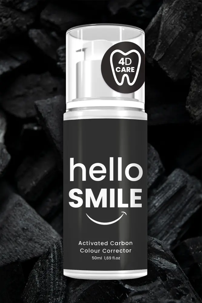 HELLO SMILE Aktif Karbonlu Anında Beyazlatıcı Diş Jeli - 5