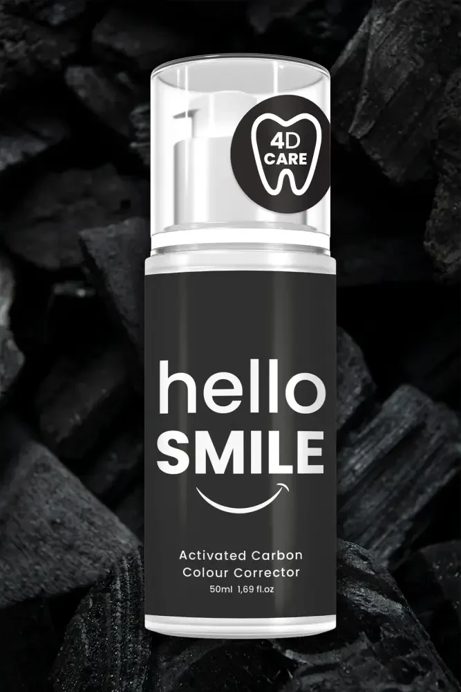 HELLO SMILE Aktif Karbonlu 4D Beyazlatıcı Diş Jeli - 6