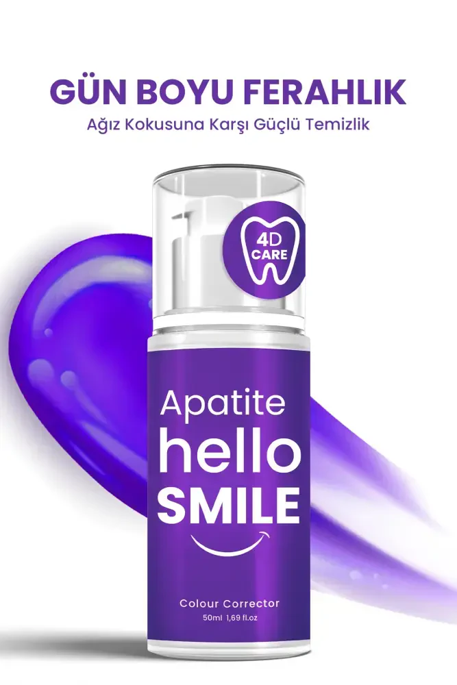 Apatite Hello Smile 4D Beyazlatıcı Diş Macunu 50 ML - 3