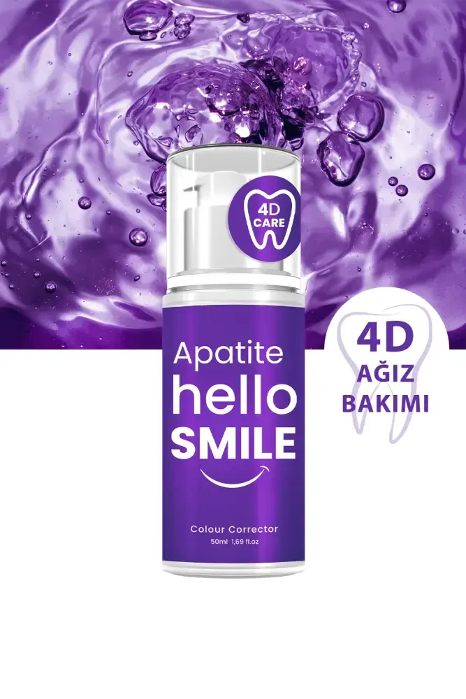 Apatite Hello Smile 4D Beyazlatıcı Diş Macunu 50 ML - 4