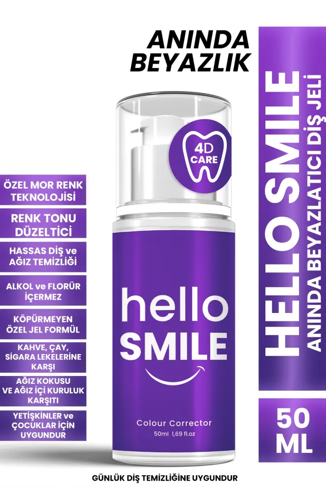 PROCSIN Hello Smile Anında Beyazlatıcı Diş Jeli 50 ML - 1