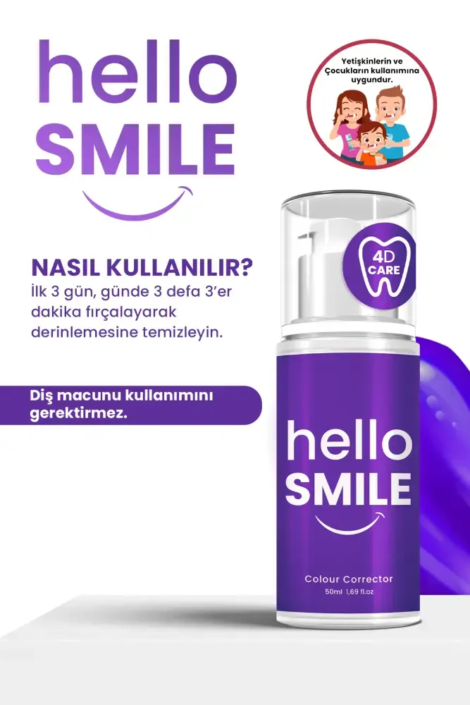 Hello Smile 4D Beyazlatıcı Diş Jeli 50 ML - 3