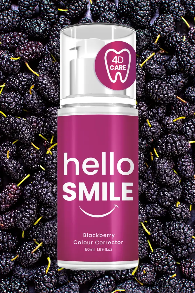 HELLO SMILE Böğürtlen Aromalı Anında Beyazlatıcı Diş Jeli - 5