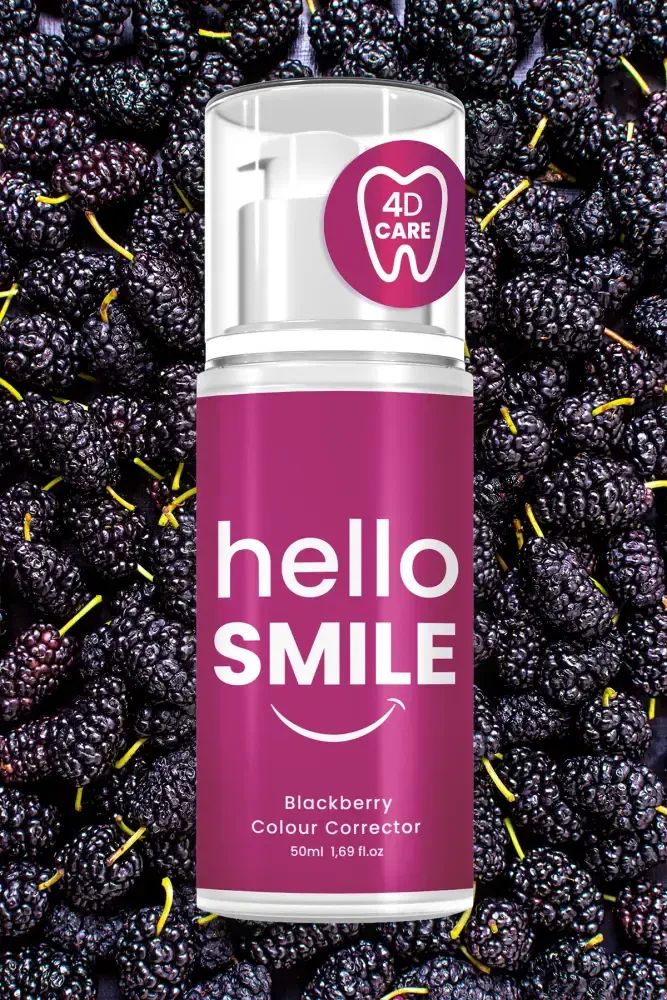 HELLO SMILE Böğürtlen Aromalı 4D Beyazlatıcı Diş Jeli - 5