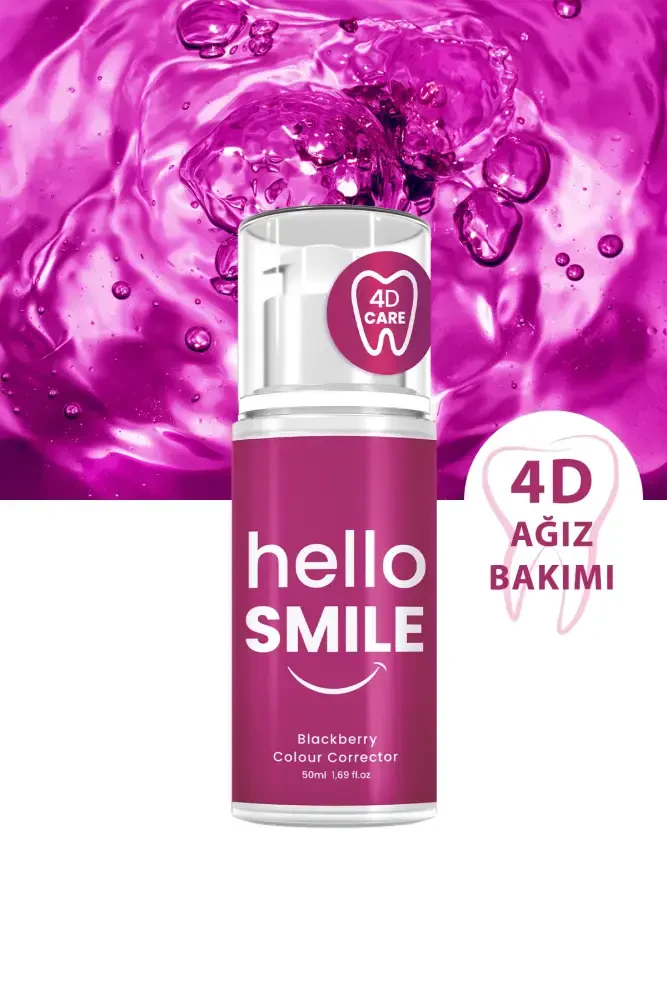 HELLO SMILE Böğürtlen Aromalı 4D Beyazlatıcı Diş Jeli - 7