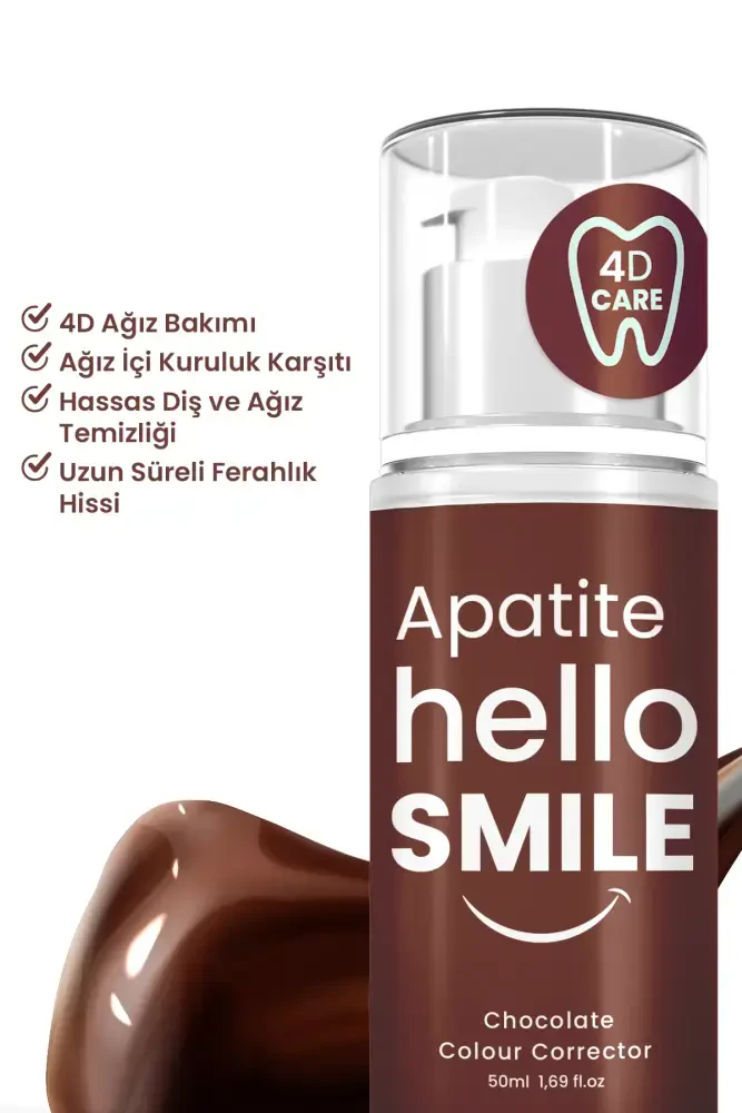 Apatite Hello Smile Çikolata Aromalı 4D Beyazlatıcı Diş Jeli - 2
