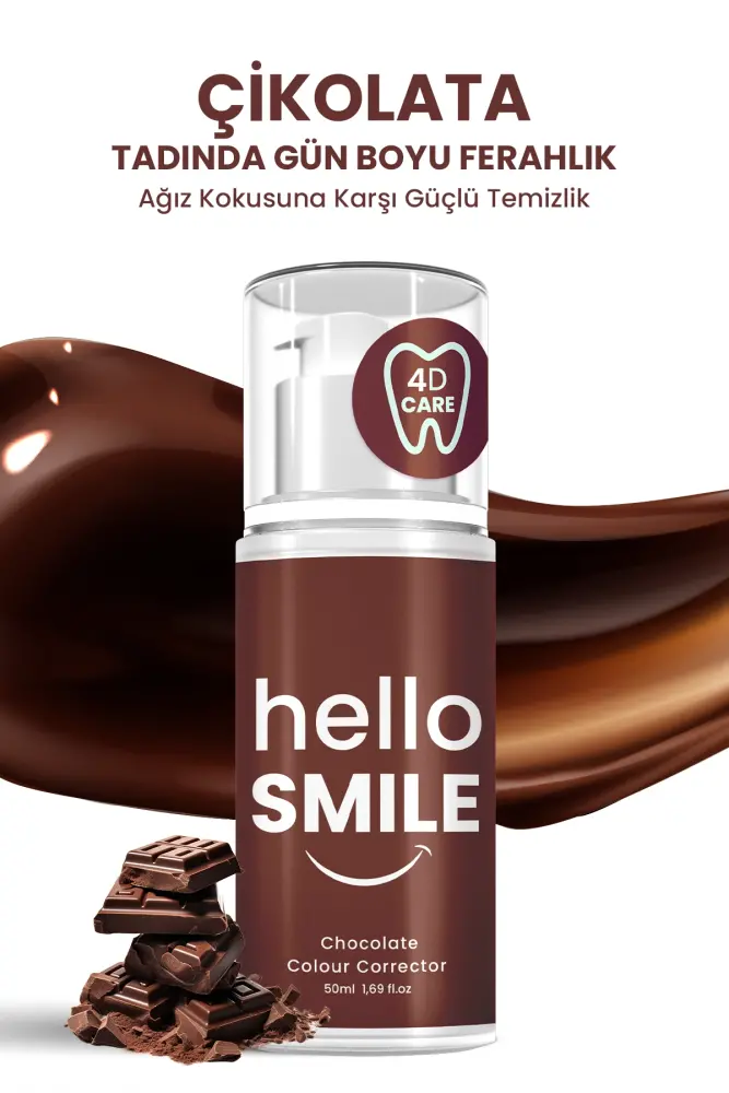 HELLO SMILE Çikolata Aromalı Anında Beyazlatıcı Diş Jeli - 3