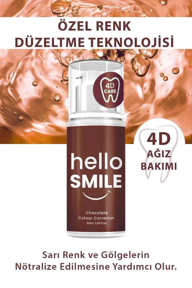 HELLO SMILE Çikolata Aromalı Anında Beyazlatıcı Diş Jeli - 6