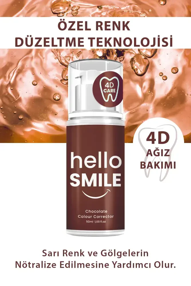 HELLO SMILE Çikolata Aromalı 4D Beyazlatıcı Diş Jeli - 4