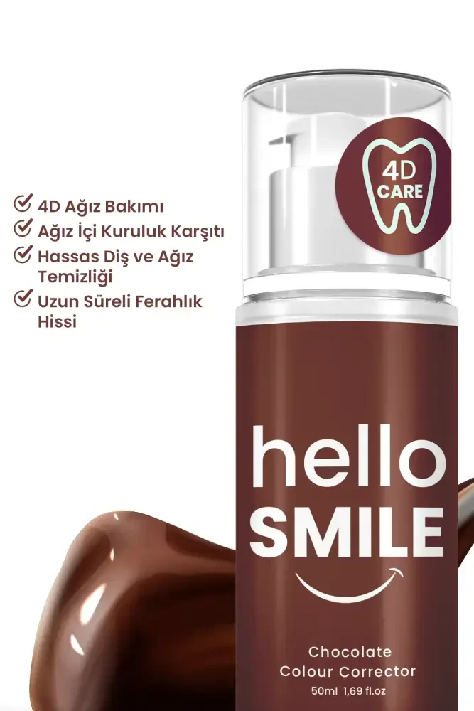 HELLO SMILE Çikolata Aromalı 4D Beyazlatıcı Diş Jeli - 2