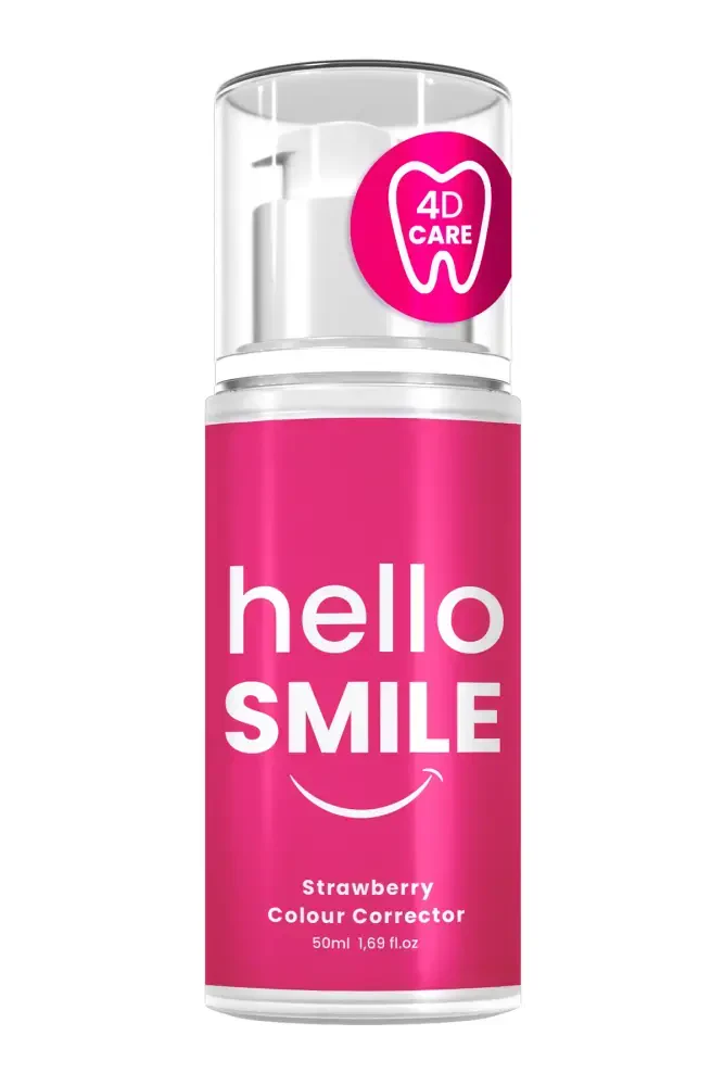 HELLO SMILE Çilek Aromalı 4D Beyazlatıcı Diş Jeli - 8