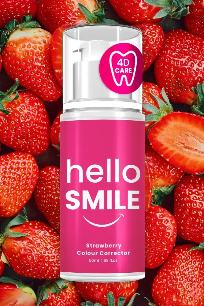 HELLO SMILE Çilek Aromalı 4D Beyazlatıcı Diş Jeli - 6