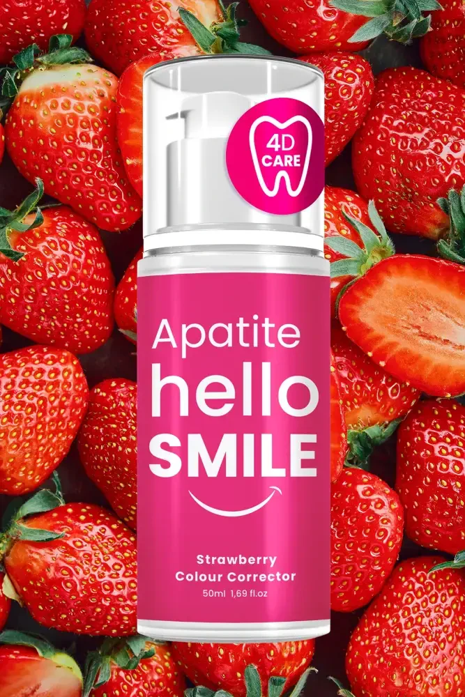 HELLO SMILE Çilek Aromalı 4D Beyazlatıcı Diş Jeli - 5