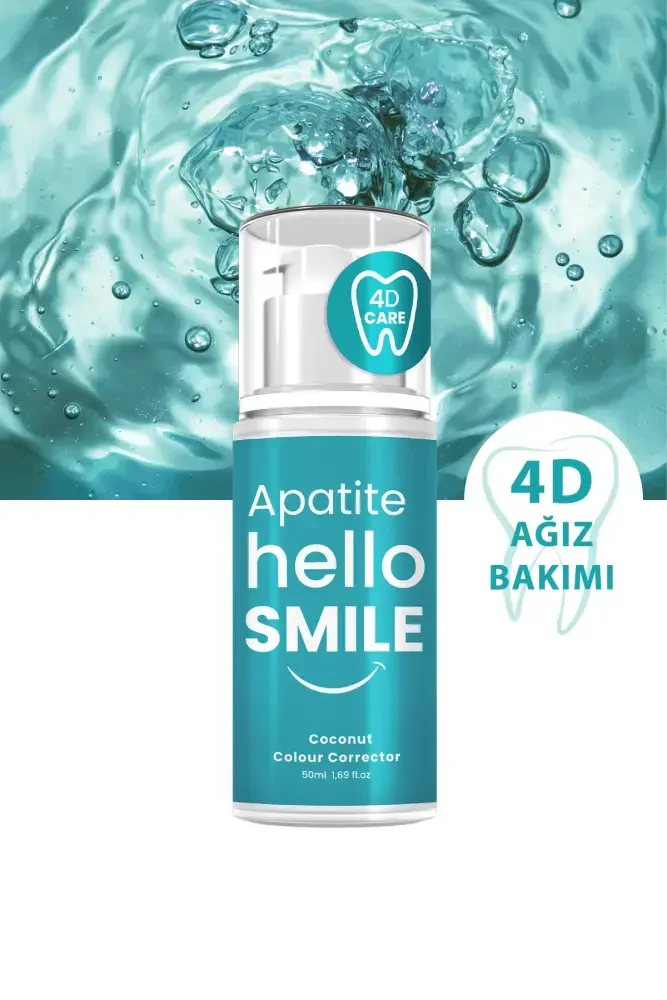 Apatite Hello Smile Hindistan Cevizi Aromalı 4D Beyazlatıcı Diş Jeli - 7