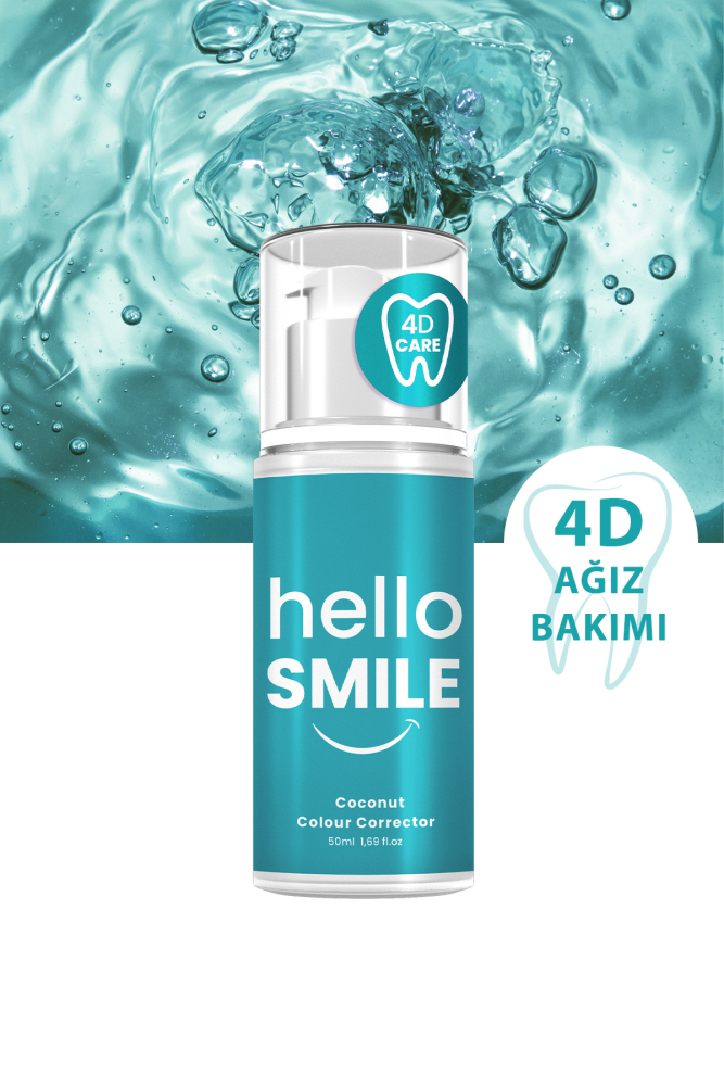 HELLO SMILE Hindistan Cevizi Aromalı 4D Beyazlatıcı Diş Jeli - 7