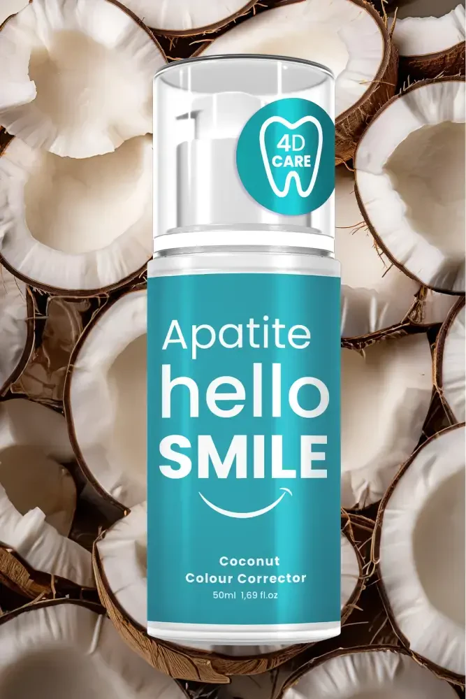 HELLO SMILE Hindistan Cevizi Aromalı 4D Beyazlatıcı Diş Jeli - 5