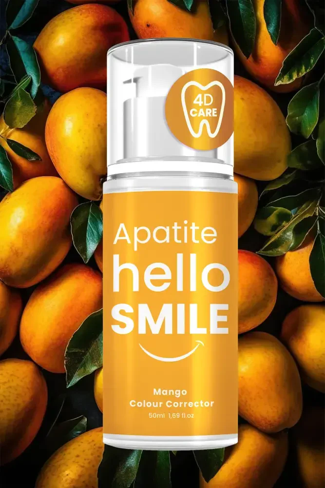 Apatite Hello Smile Mango Aromalı 4D Beyazlatıcı Diş Jeli - 6