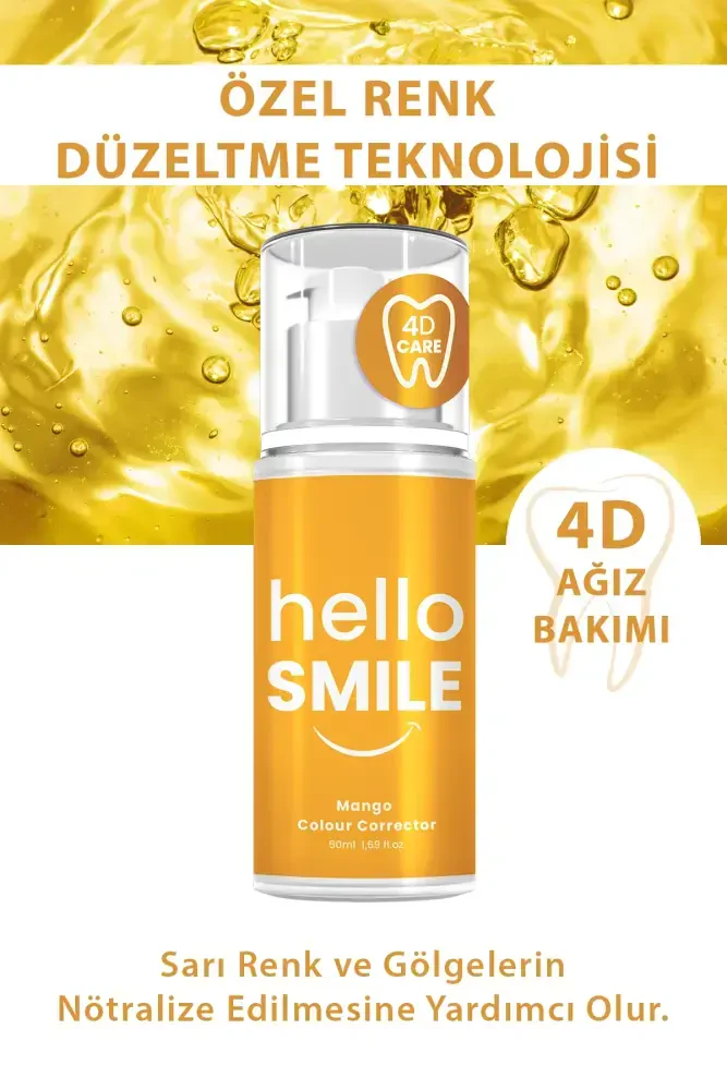 HELLO SMILE Mango Aromalı 4D Beyazlatıcı Diş Jeli - 4